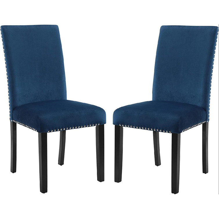 Rosdorf Park Grasiela Velvet Parsons Chair Wayfair